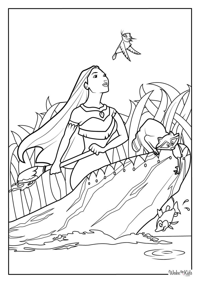 Pocahontas Coloring Pages Free Printable PDFs WakeTheKids Pocahontas Coloring Pages Free Printable PDFs WakeTheKids