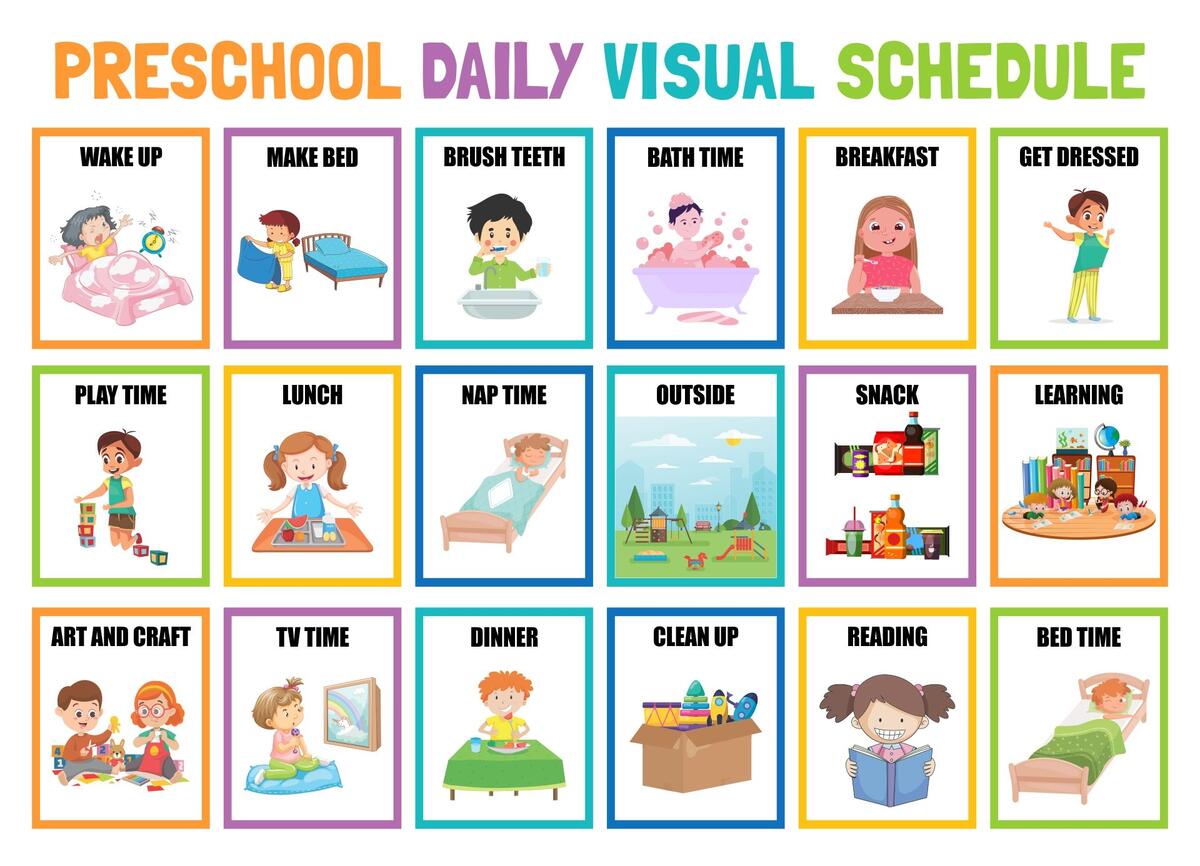 Preschool Daily Schedule Free Template Lauraidlurdegod1982 S Ownd