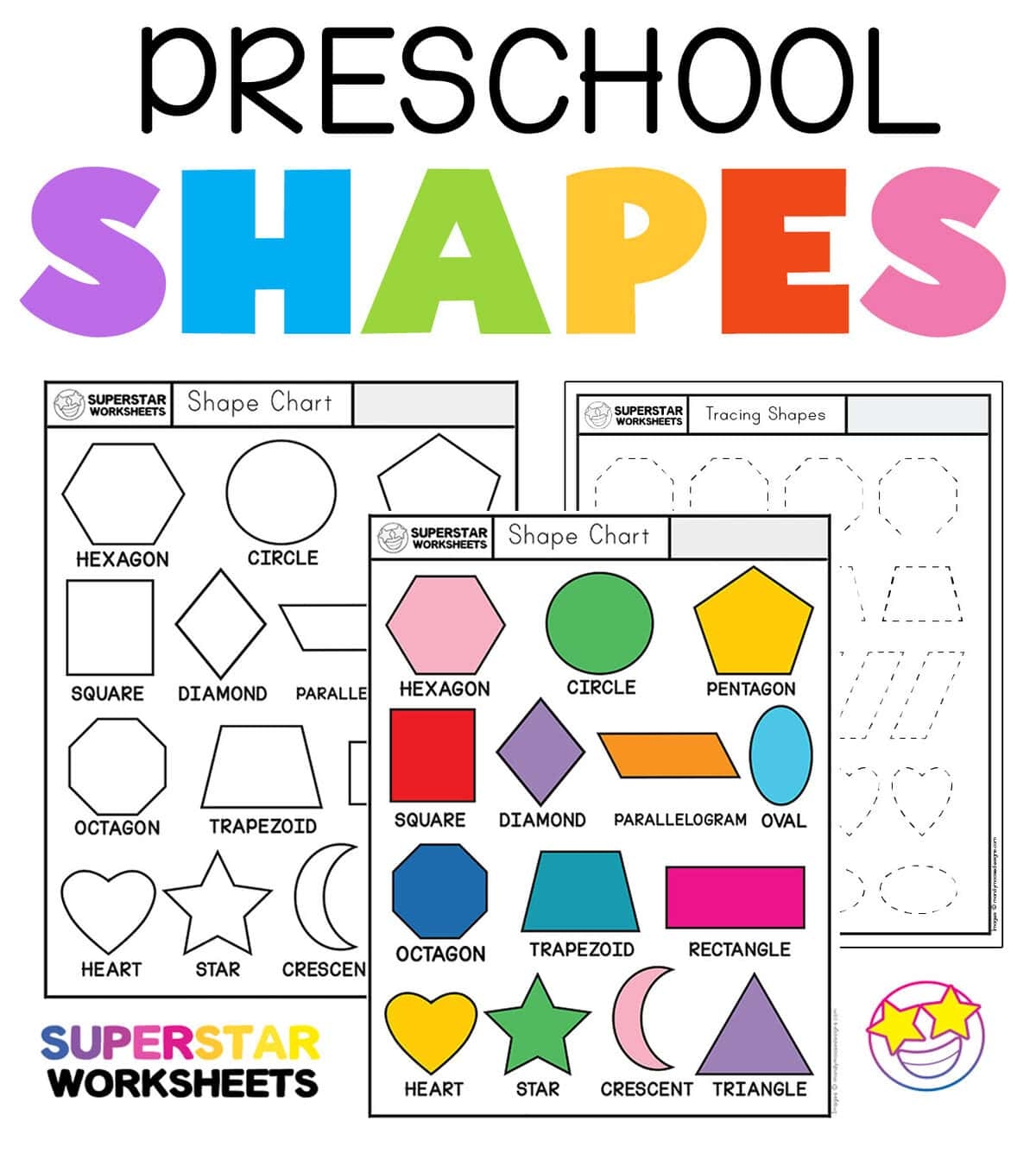 Printable Shapes For Preschool Free Printable PDF For Kids