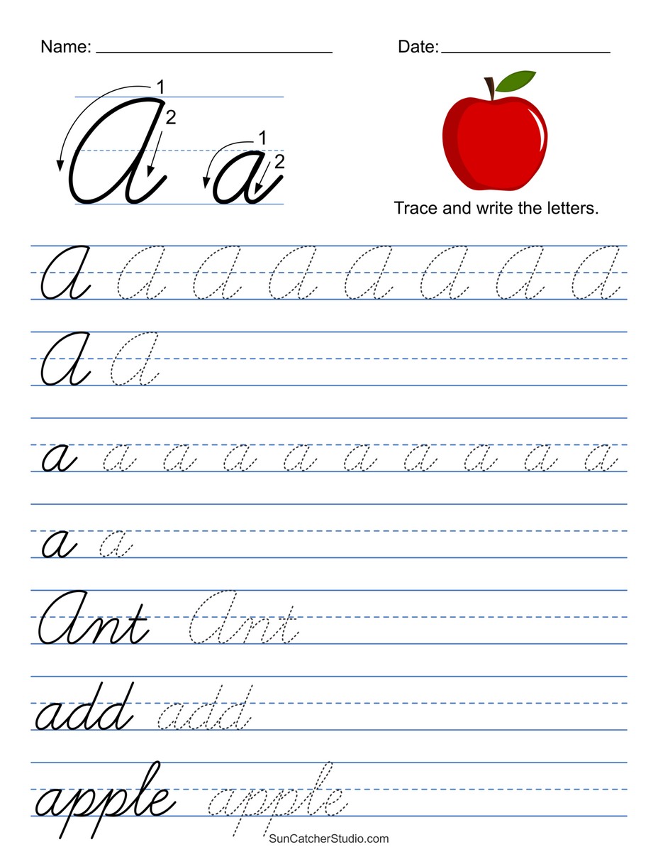 Printable Cursive Handwriting Worksheets Practice Letters Free Printables Lettering SVG Files Tools Apps Free And Customizable Cursive Templates Canva