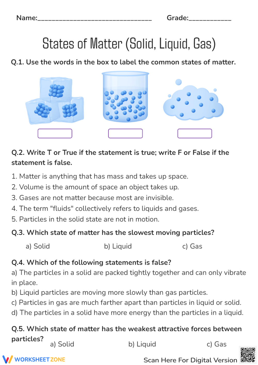 Printable Grade 7 Classification Of Matter Solid Liquid Gas Worksheets Printable Grade 7 Classification Of Matter Solid Liquid Gas Worksheets