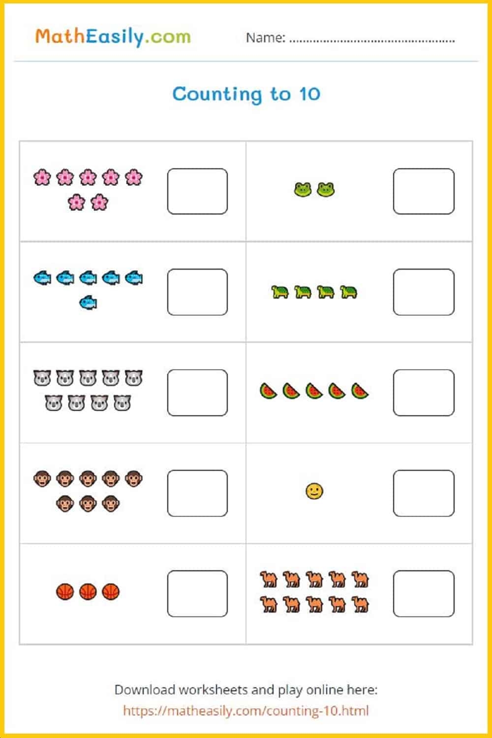 Math Practice Worksheets For Preschool And Kindergarten Kids Helloprintable