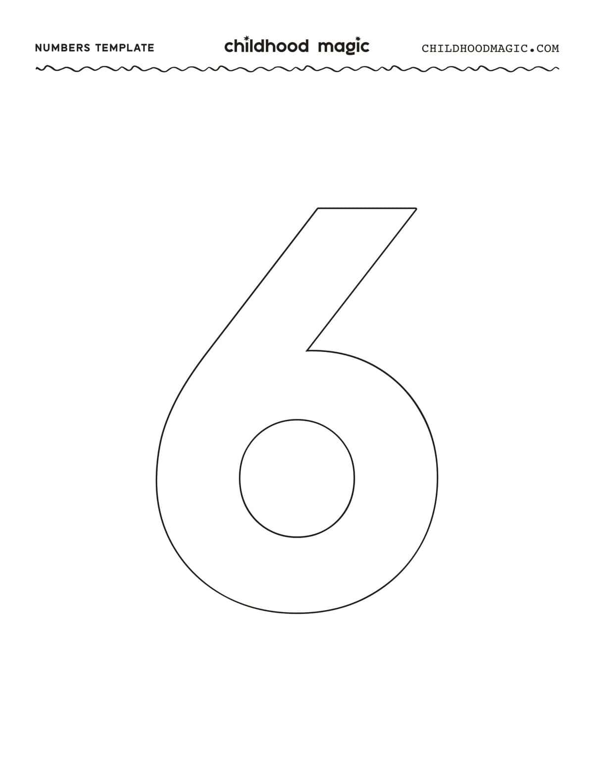 Printable Numbers 0 9 Free Number Outlines For Kids Childhood Magic Printable Numbers 0 9 Free Number Outlines For Kids Childhood Magic