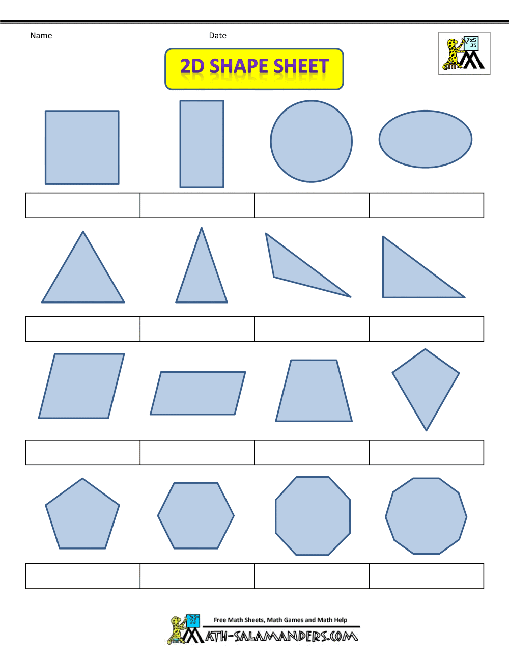 Printable Shapes 2D And 3D Worksheets Library Printable Shapes 2D And 3D Worksheets Library