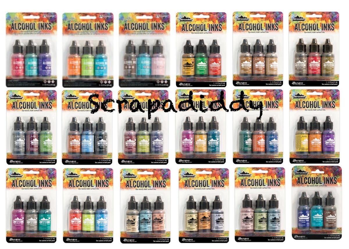 Ranger Tim Holtz Adirondack Alcohol INKS MIXATIVES All 59 Colors New Sealed Packs MSRP 246 00 Free U S Shipping Etsy Ranger Tim Holtz Adirondack Alcohol INKS MIXATIVES All 59 Colors New Sealed Packs MSRP 246 00 Free U S Shipping Etsy