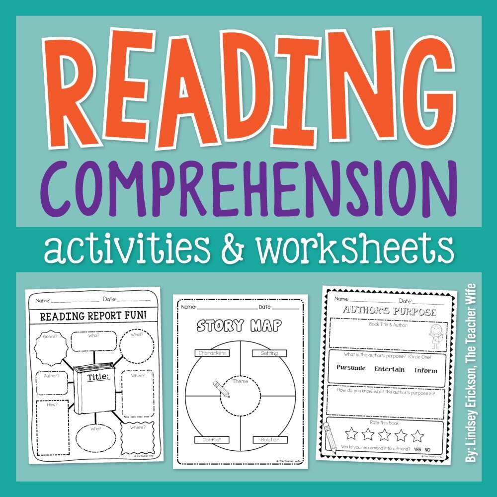 Reading Comprehension BUNDLE The Teacher Wife Tops Bottoms Read Aloud Book Study Companion Reading Comprehension Worksheets Classful