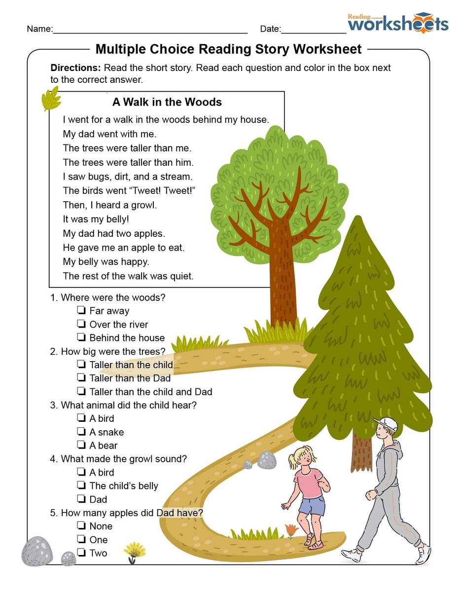 Reading Comprehension Worksheets Printable Worksheet
