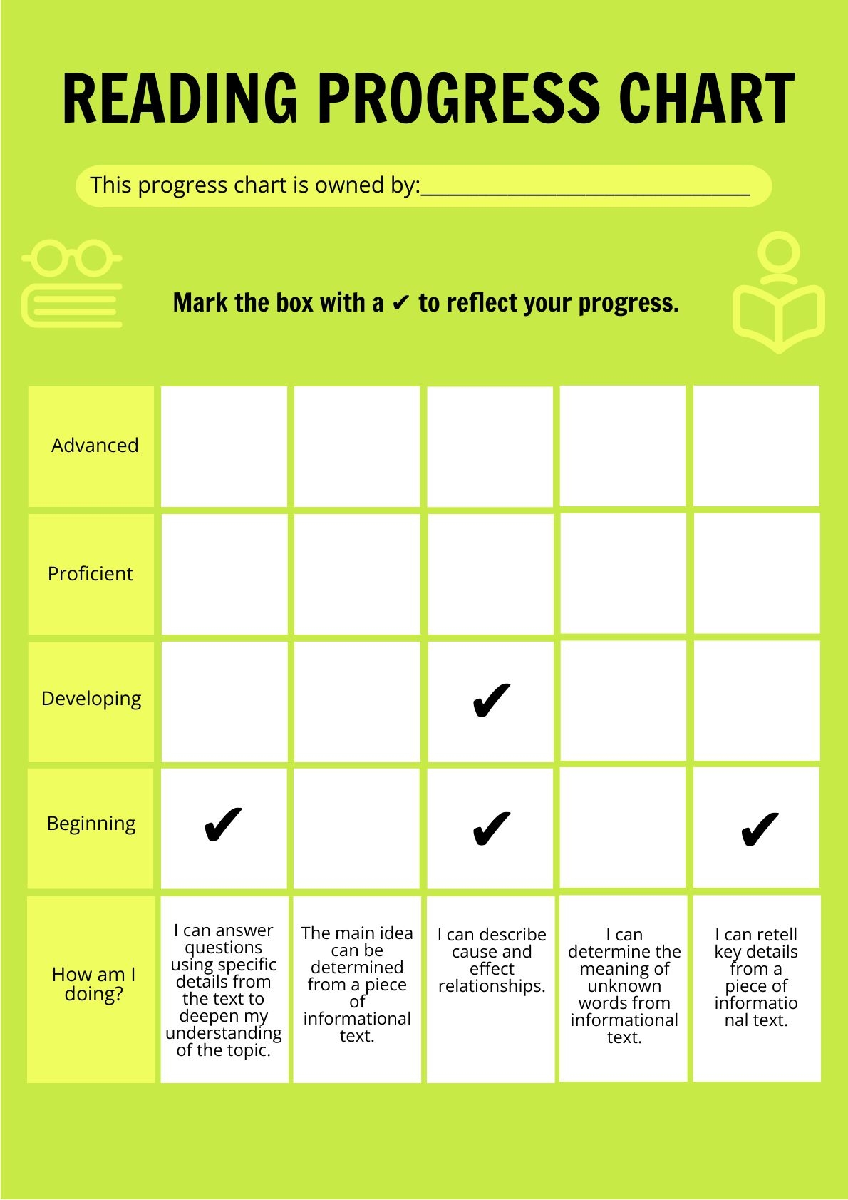 Reading Level Conversion Chart In Illustrator PDF Download Template
