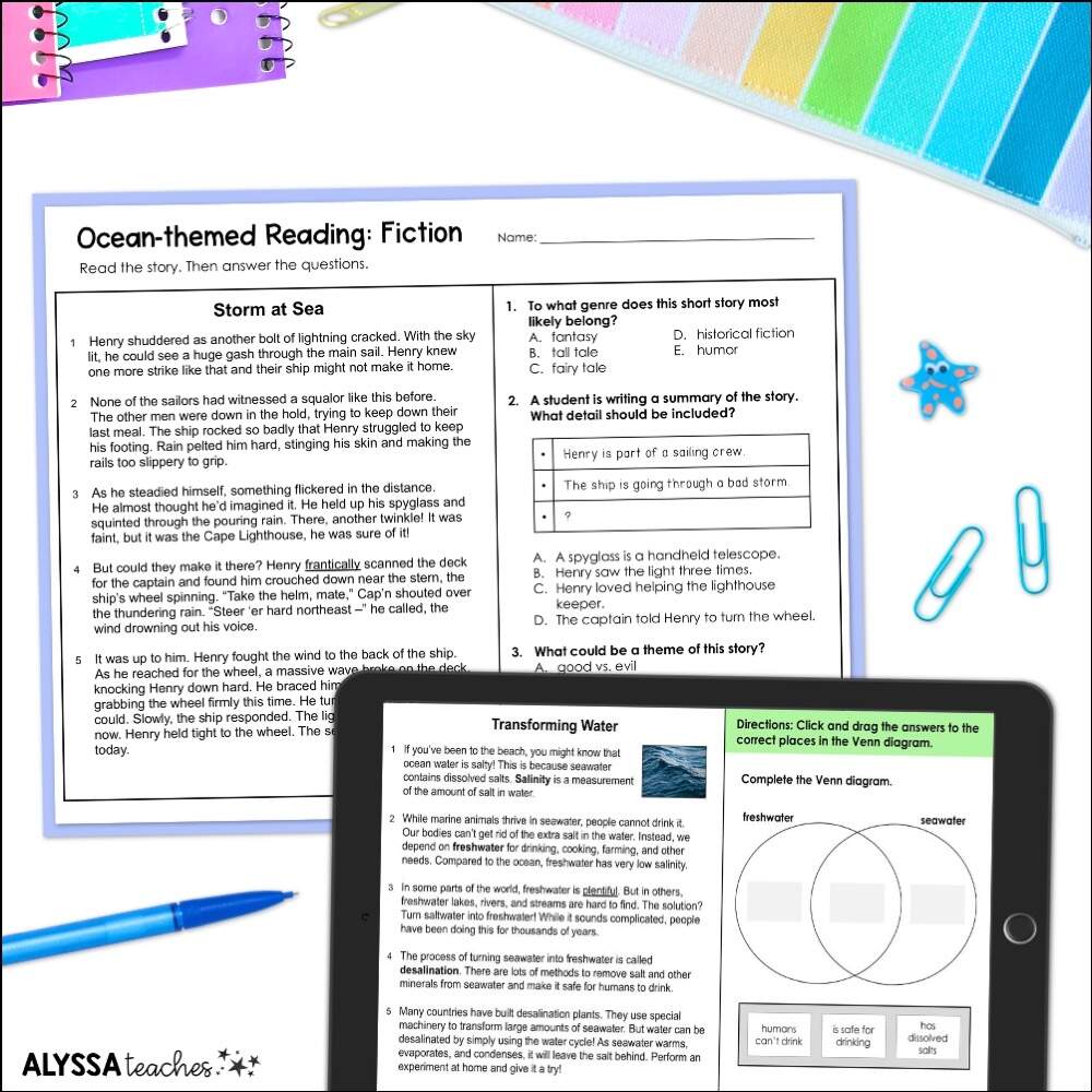 Reading SOL Practice Passages For 4th Grade Alyssa Teaches Reading SOL Practice Passages For 4th Grade Alyssa Teaches