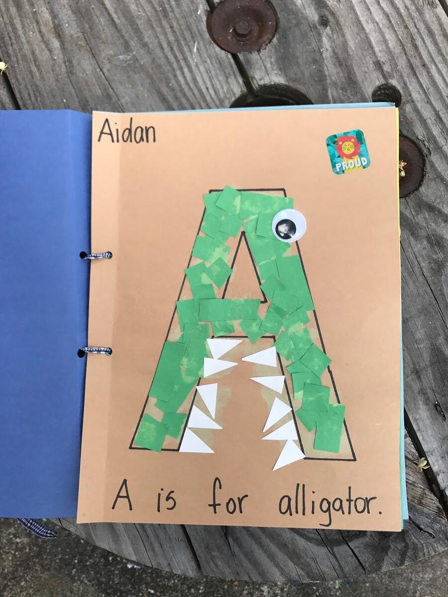 Serendipitous Discovery DIY Toddler Alphabet Book
