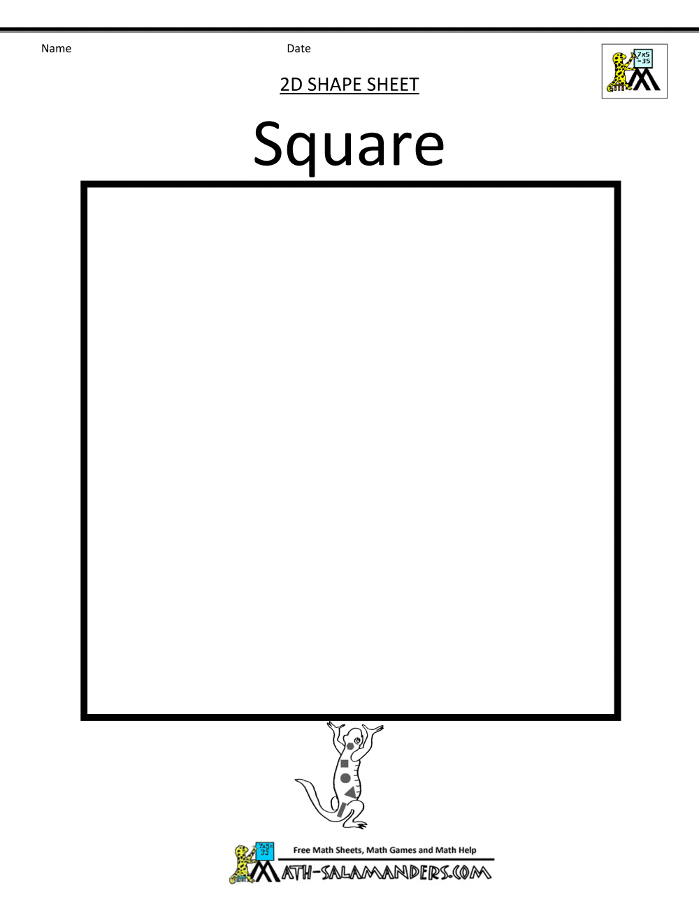 Shapes Clipart Basic 2D Shapes