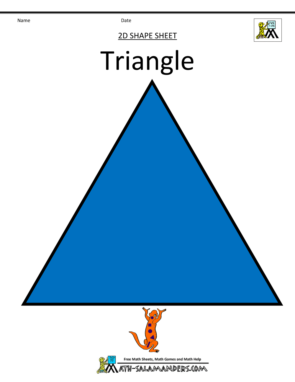 Shapes Clipart Basic 2D Shapes