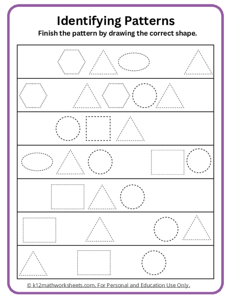 Shapes Worksheets