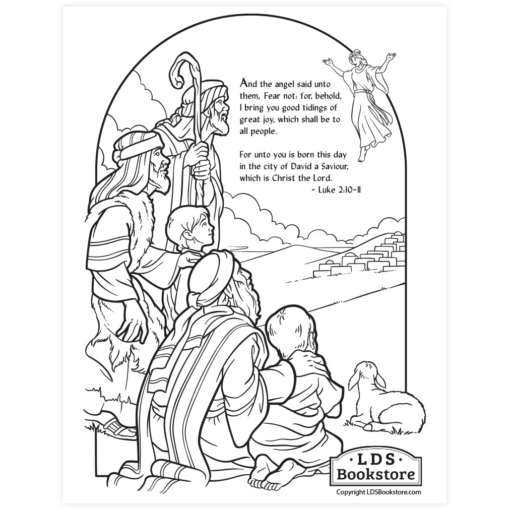 Shepherds Nativity Coloring Page Printable Christmas Coloring Page Shepherds Nativity Coloring Page Printable Christmas Coloring Page