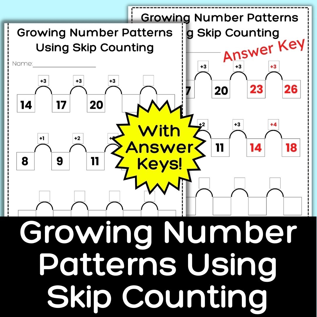 Shrinking Number Patterns Using Skip Counting Subtraction Grade 2 Math Worksheets Answer Key Made By Teachers