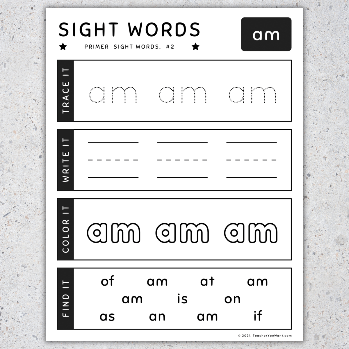 Sight Words Bundle Pre Primer And Primer High Frequency Words SET 5 Made By Teachers