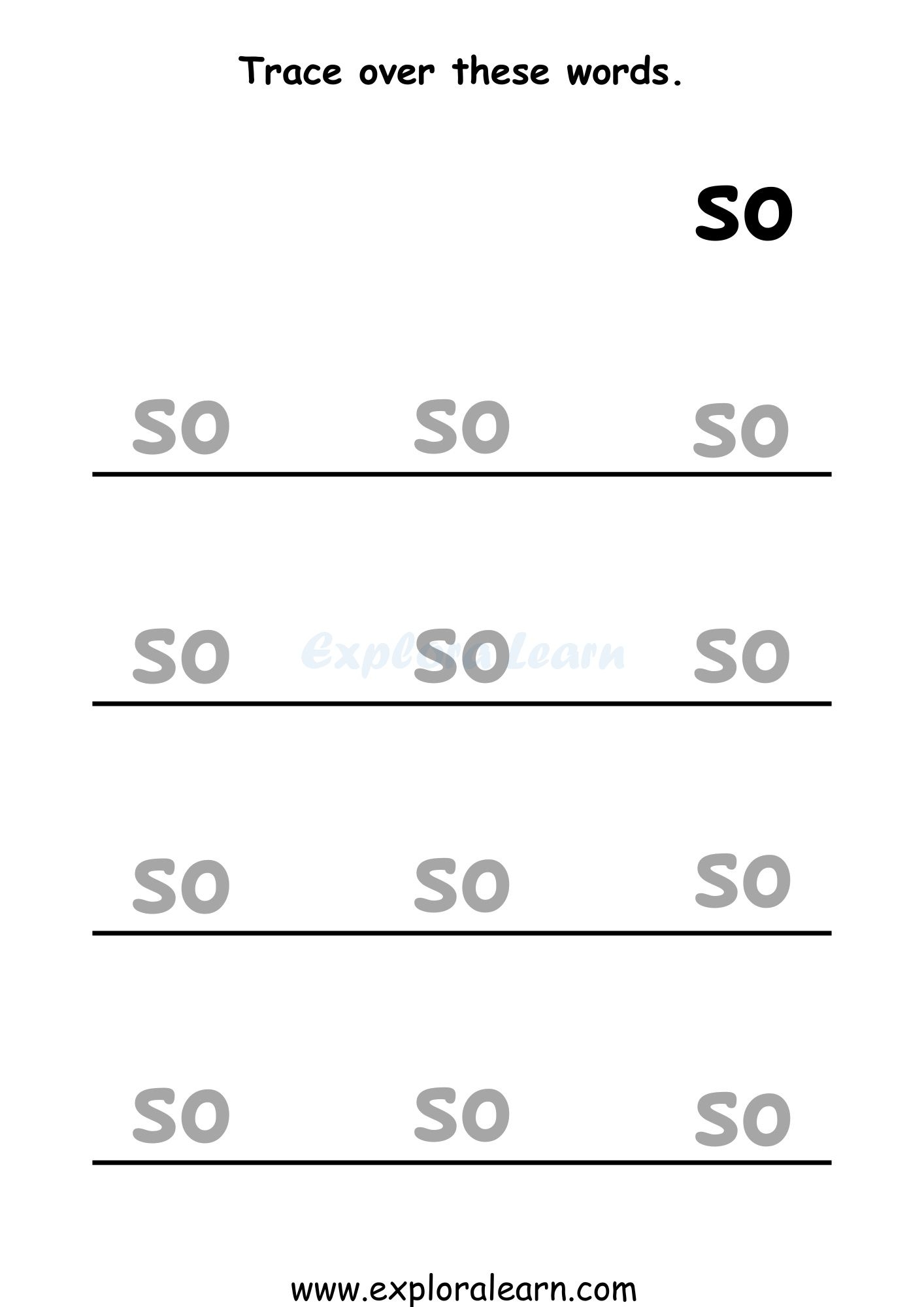 Sight Words For Kindergarten