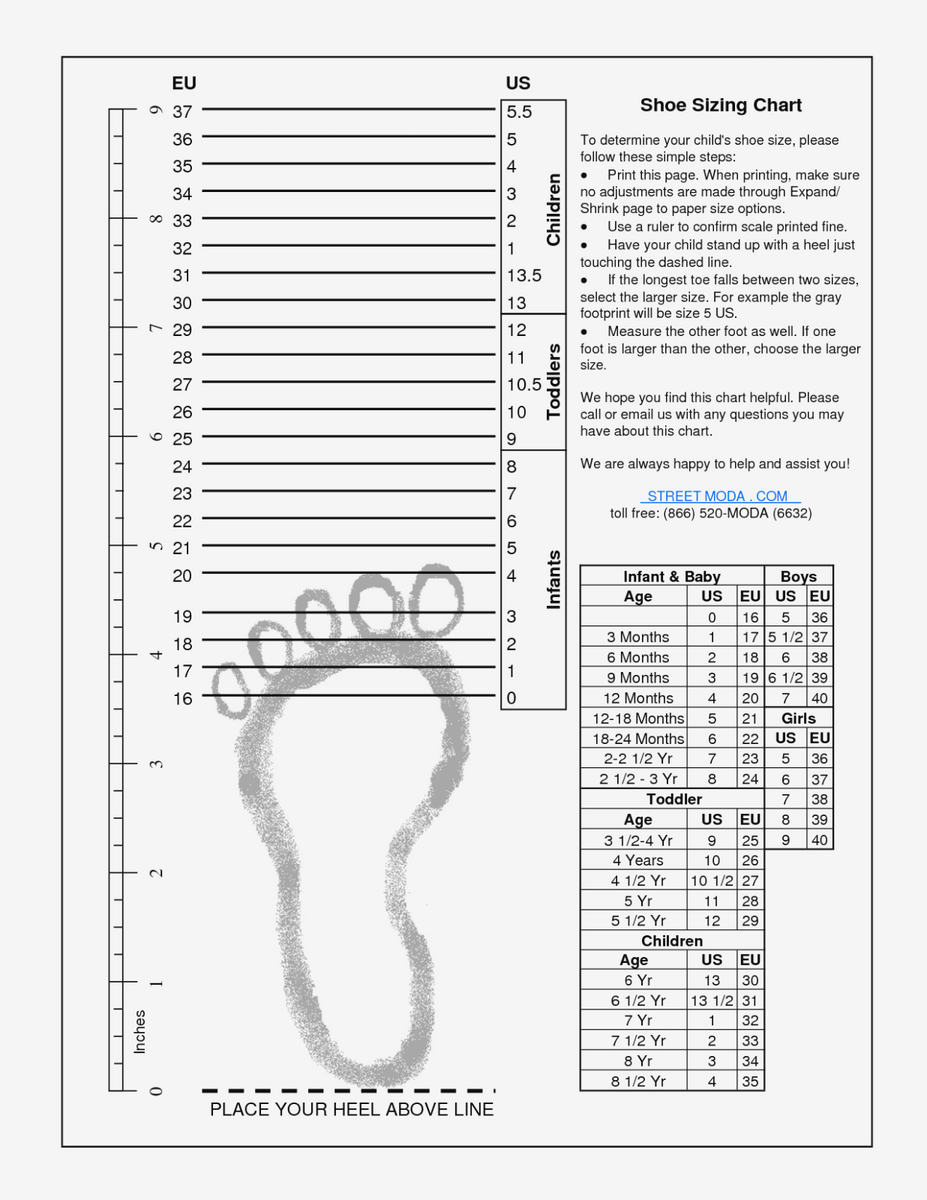 Sizing Chart Printable Childrens Printable Foot Measure Uk Printable Childrens Feet Measure Size Guide Children 039 S Foot