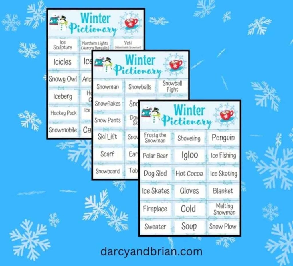 Snow Much Fun 10 Printable Winter Games For Kids Snow Much Fun 10 Printable Winter Games For Kids