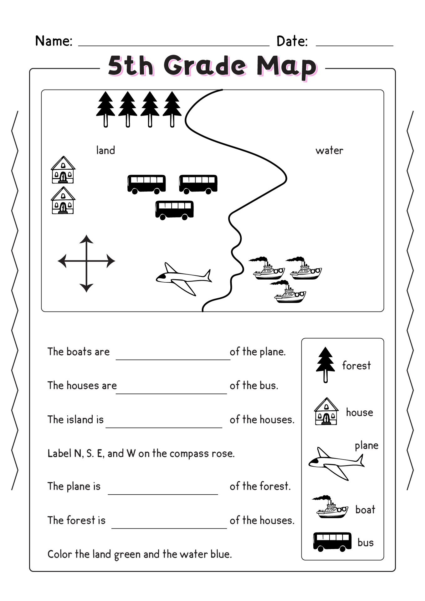 Social Studies Worksheets Map Skills Worksheets Map Worksheets