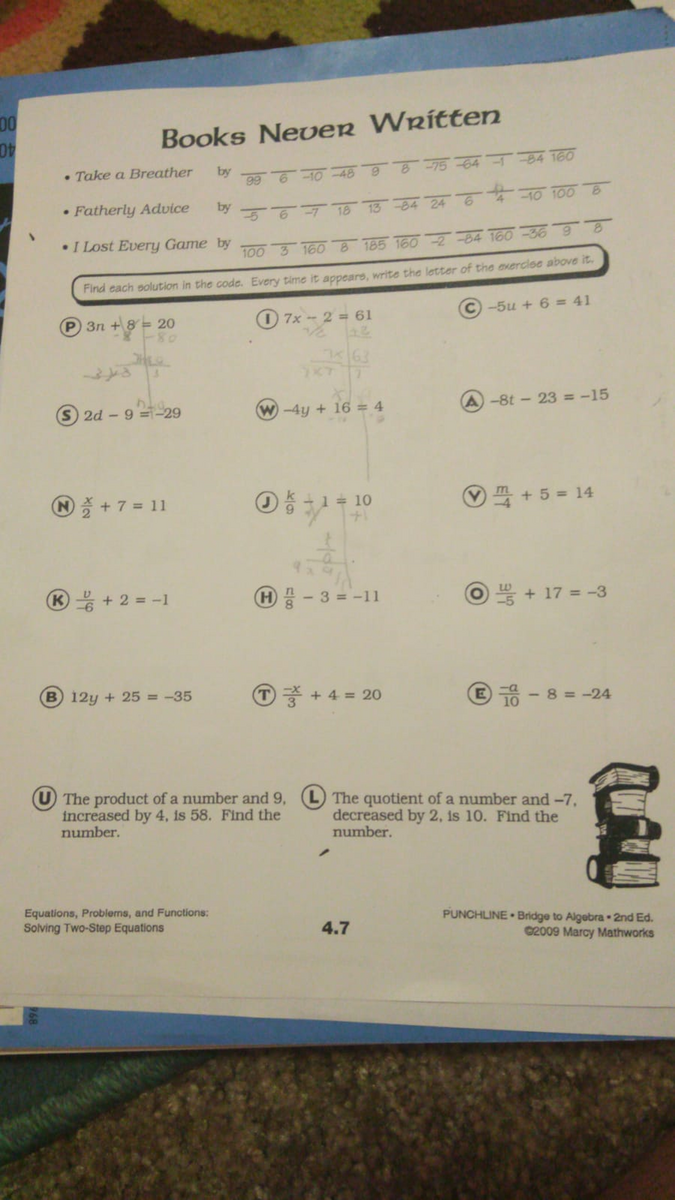 Solved 00 Ot Books Never Written Take A Breather By Chegg Worksheets Library