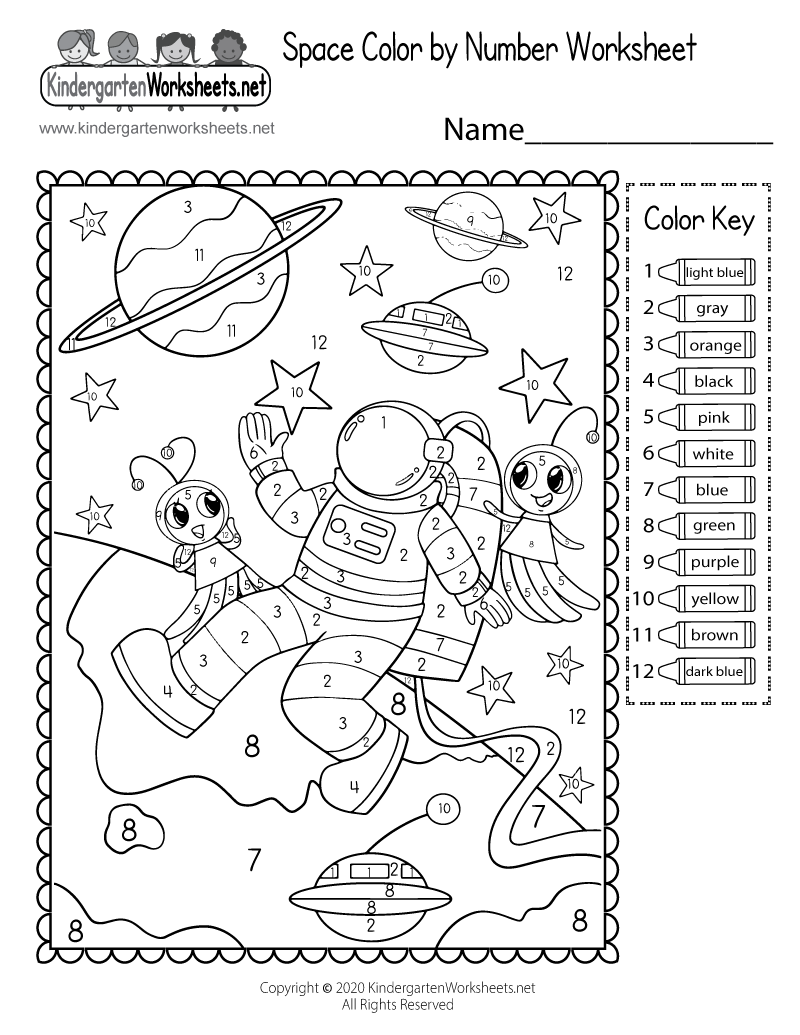 Spring Color By Number Pages K12 Math Worksheets