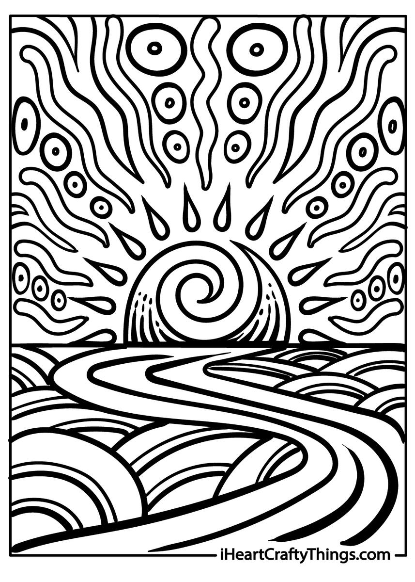 Sunset Coloring Pages 25 Free Printables Sunset Coloring Pages 25 Free Printables