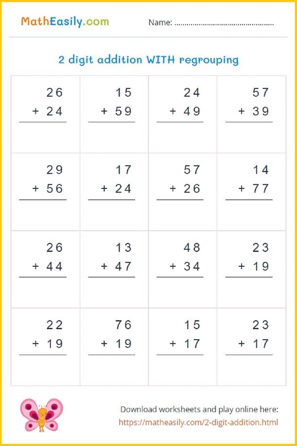 Third Grade Math Worksheets PDF Free Download