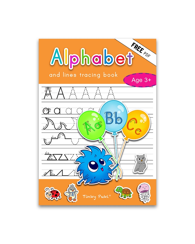 Tinky Puki Alphabet And Lines Tracing Book FREE PDF Tinky Puki