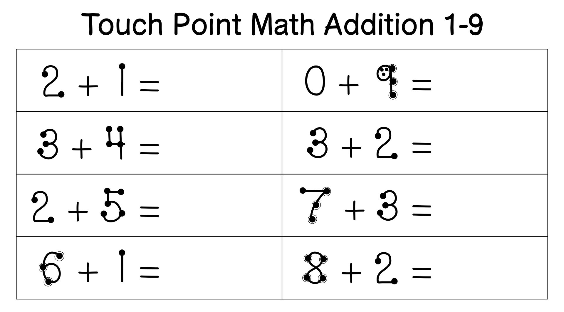 TouchMath Numbers 1 9 10 Free PDF Printables Printablee Worksheets Library TouchMath Numbers 1 9 10 Free PDF Printables Printablee Worksheets Library