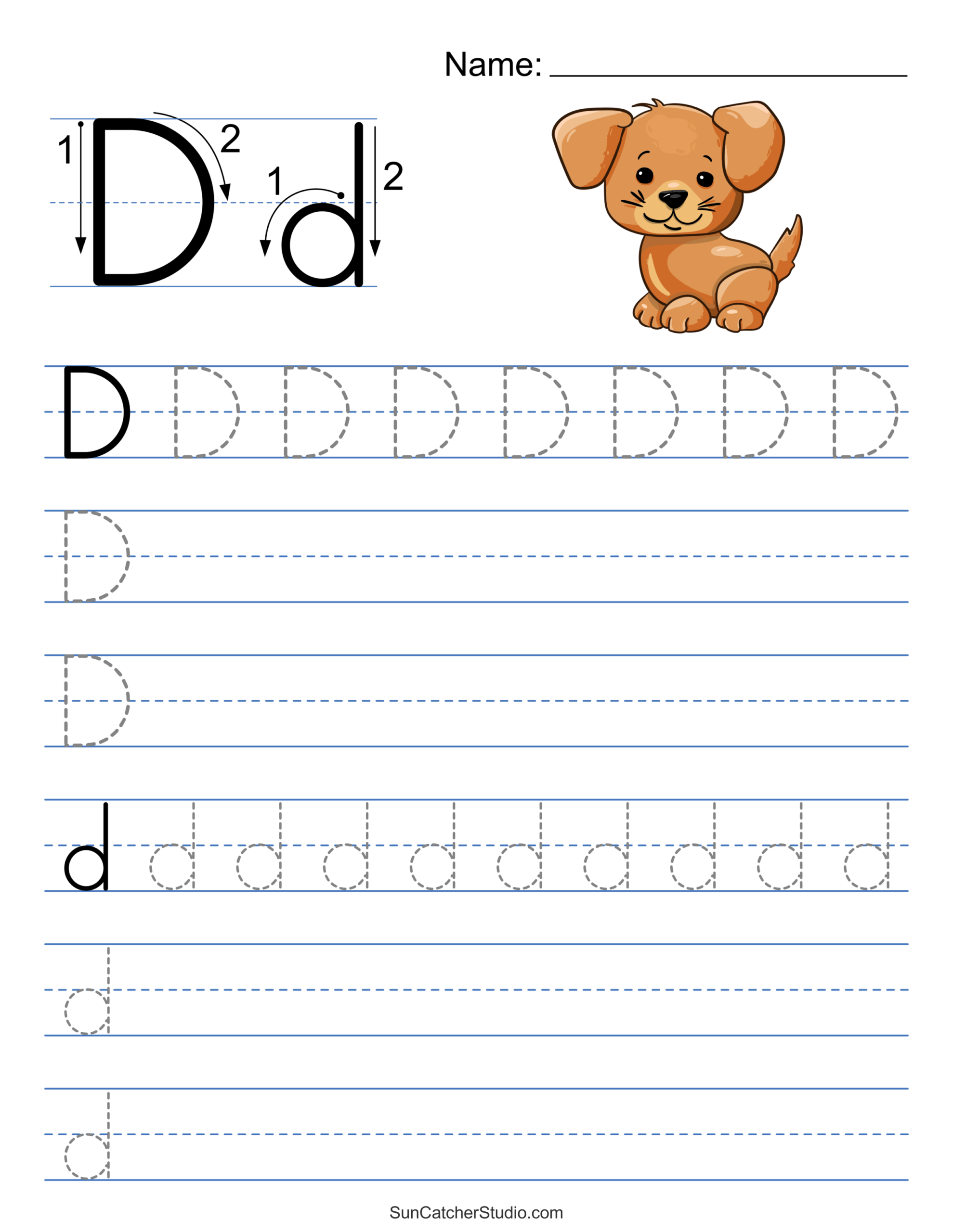 Letter Tracing Worksheets Superstar Worksheets