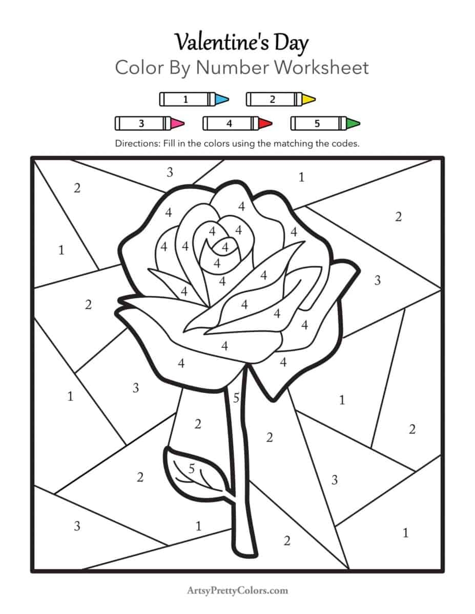 Free Bug Color By Number For Kids Artsy Pretty Colors