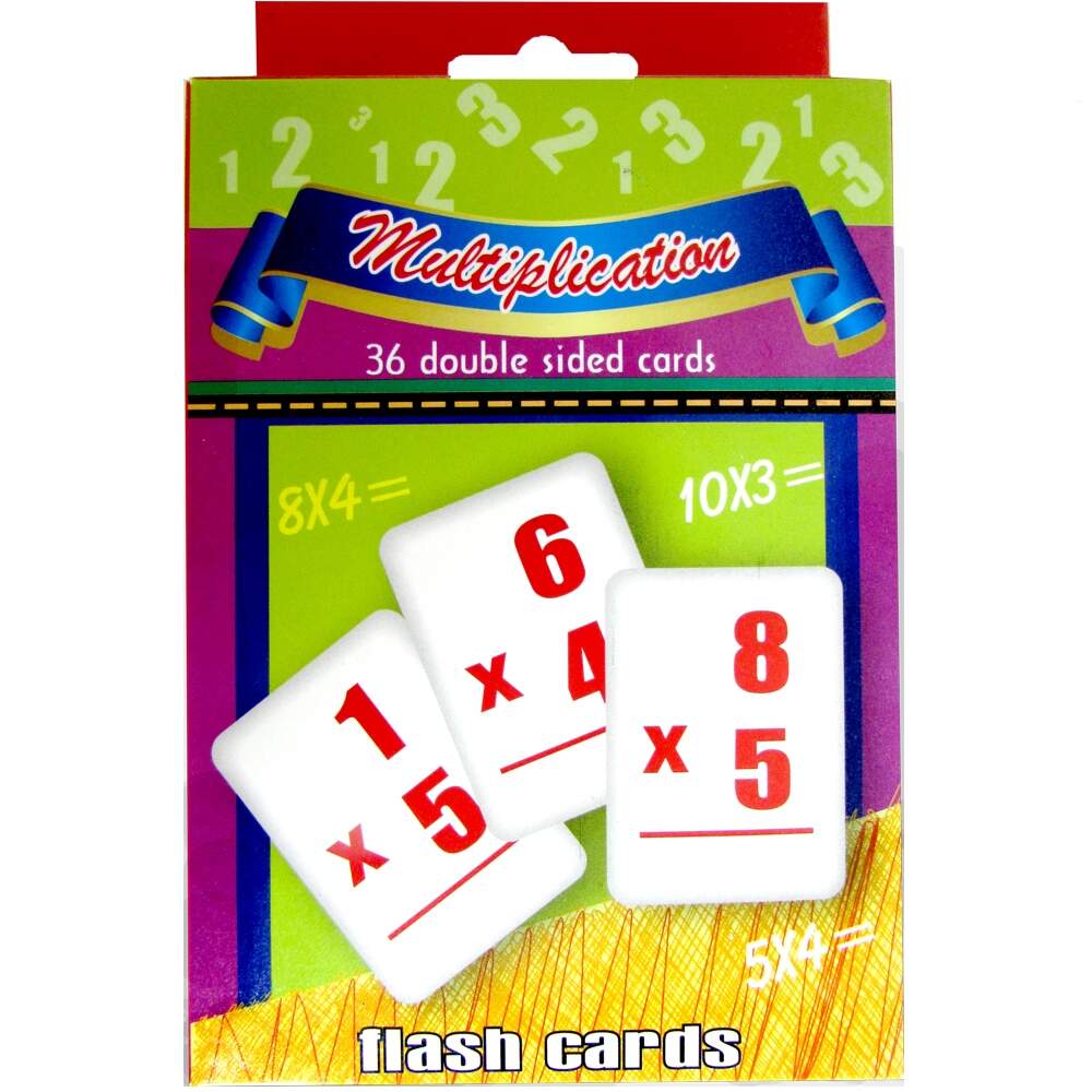Wholesale Multiplication Flashcards 36 Cards DollarDays Amazon Multiplication Flash Cards 3rd Grade 183 Math Flash Cards Times Table Chart Tablas De Multiplicar Para Ni Os Times Table Flash Cards Games Math Facts Flash Cards All