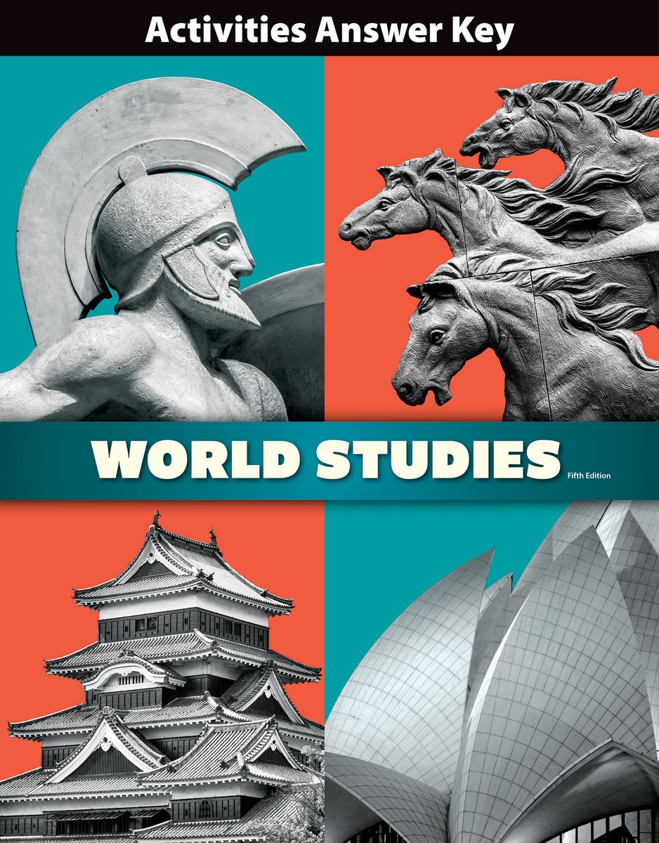 World Studies Activities Answer Key 5th Ed BJU Press