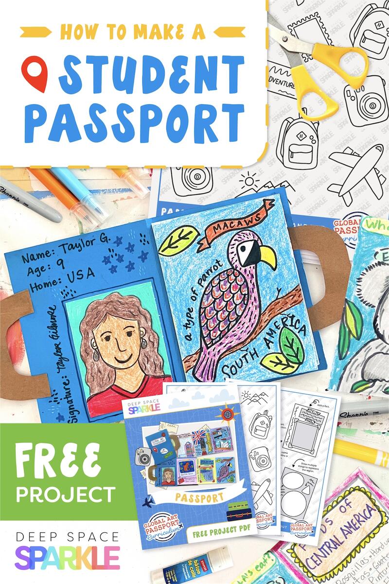 Your World Art Curriculum How To Make A Studen Passport Your World Art Curriculum How To Make A Studen Passport