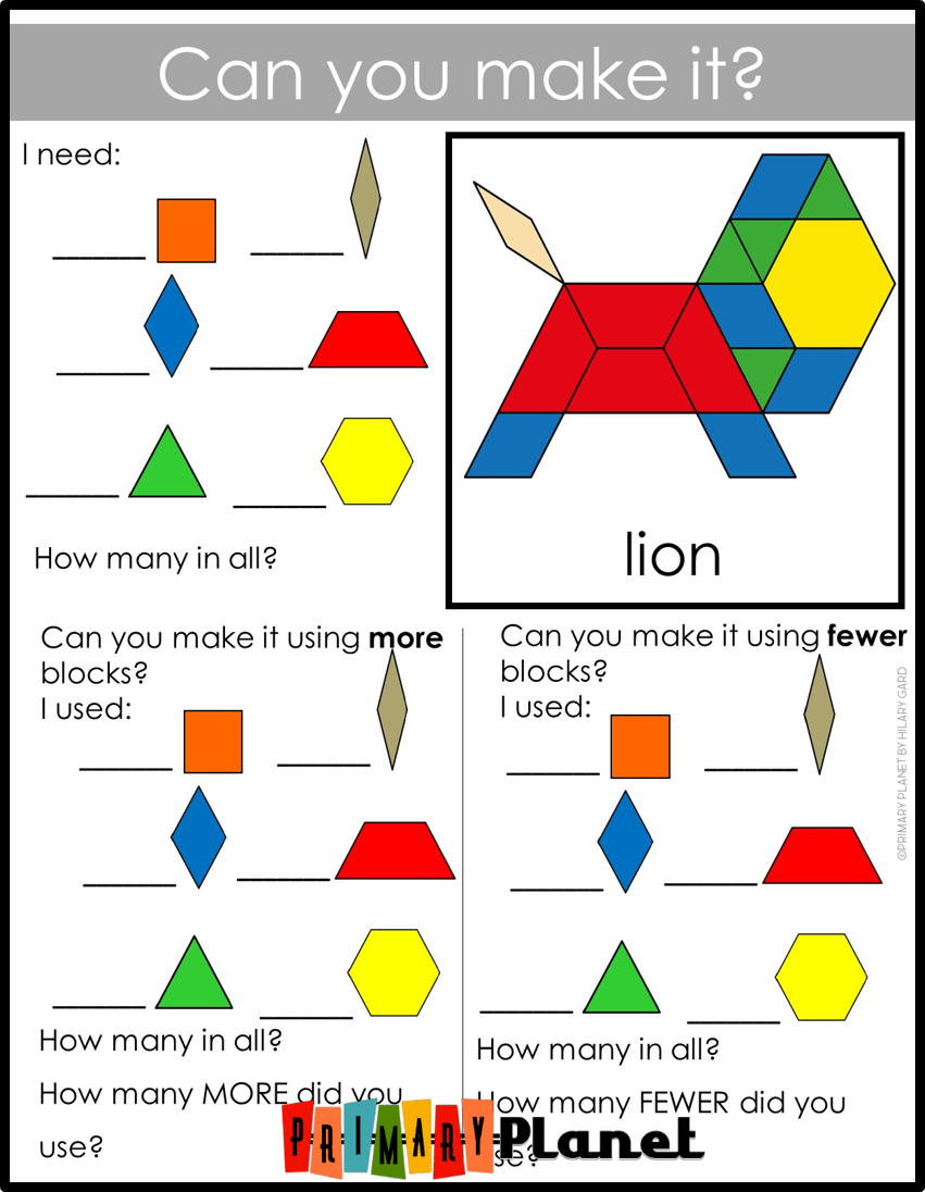 Transportation Pattern Block Mats Pre K Printable Fun